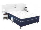 Cama Box Casal Ortobom Conjugado 43cm de Altura - Physical Blue